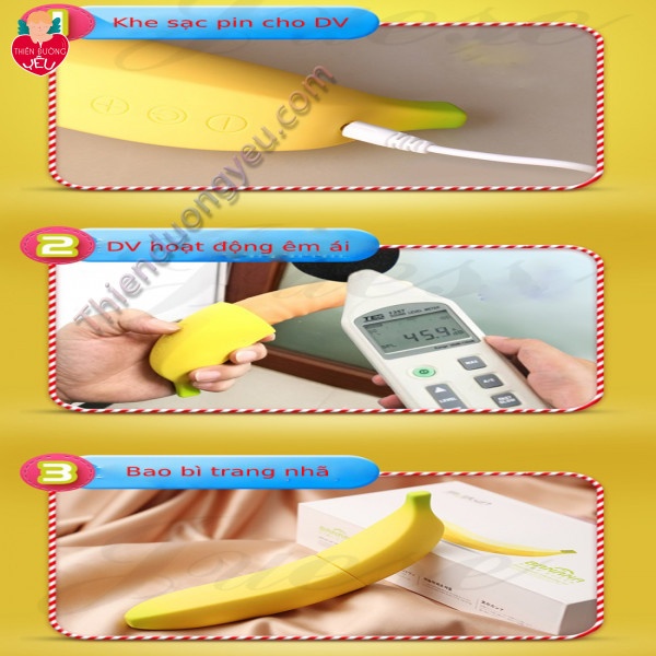   Dương Vật Giả Siêu Rung - Hình Trái Chuối Ngụy Trang Banana
